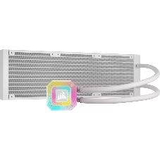 Система жидкостного охлаждения Water Cooling System Corsair iCUE H150i ELITE CAPELLIX XT (360мм, белый, RGb/Fans: 3x120мм, 65.57CFM, 37dBA, 2100RPM/Rad thickness 27мм/S: 1851, 1700, 1200, 115X, AM5, AM4)