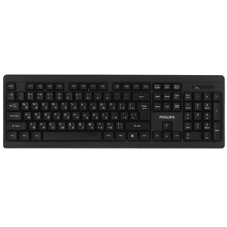 Комплект клавиатура+мышь Philips SPT6324 беспроводной, USB, 1000 DPI, чёрный