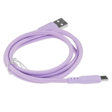 Кабель Defender F207, USB 2.0 (AM) - Type C, 1метр, 2.4А, силиконовая оплетка, красный.