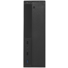 Компьютерный корпус Desktop ExeGate MI-207U (mini-ITX/mATX, без БП, 2хUSB+1хUSB 3.0, аудио, черный)