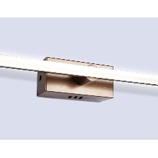 Настенный светодиодный светильник Ambrella light FL6113 CF кофе 9W 3000K-6400K 410*45*080