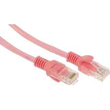 Патч-корд UTP Cablexpert cat.5e, 0.5м, литой, многожильный, розовый