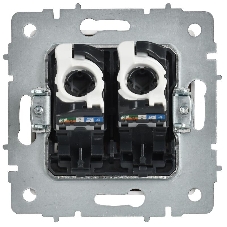 Роз. комп. 2-ая RJ45 кат.5E РК10-2-БрАБ а/б IEK. BRITE