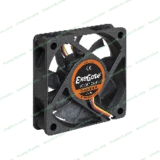 Вентилятор для корпуса ExeGate ExtraSilent ES06015S3P черный, 60 мм, 2500 об/мин, 17 дБ, 3 pin