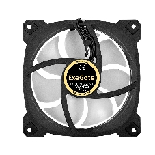 Вентилятор для корпуса ExeGate EX12025H3P4PSU-PWM.ARGb черный, 120 мм, 1800 об/мин, 26 дБ, 4 pin