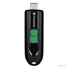 Флешка USB Transcend JetFlash 790C (TS128GJF790C), 128Gb, USB 3.2, R/W 90/60, черный/зеленый