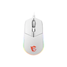 Мышь проводная MSI Clutch GM11 белый, 5000 dpi, USB, кнопки - 6