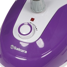 Отпариватель Sakura SA-3900P белый/фиолетовый, 1700 Вт, 30 г/мин, 1500 мл