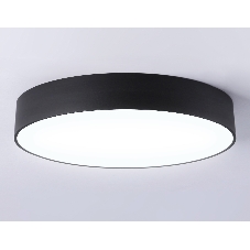 Потолочный светодиодный светильник Ambrella light FV5534 BK черный LED 60W 4200K D500*58 (Без ПДУ)