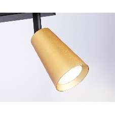 Накладной поворотный спот Ambrella light TA13146/2 BK/GD черный/золото GU10/2 max 12W 295*60*130