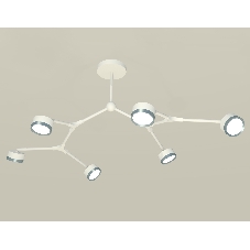 Светильник Ambrella light XB9055151/6 SWH/PPH белый песок/графит полированный GX53 (C9055, N8133)