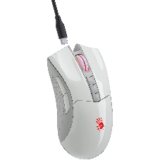 Мышь беспроводная A4Tech Bloody R90 Plus белый, 5000 dpi, USB Type-A, радиоканал, кнопки - 8
