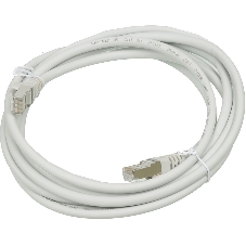 Кабель Патч-корд LANMASTER FTP LAN-PC45/S6A-3.0-GY вилка RJ-45-вилка RJ-45 Cat.6А 3м серый LSZH (уп.:1шт)