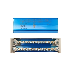 Шина на DIN-рейку в корпусе (кросс-модуль) Rexant 2х15