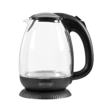 Чайник Energy E-250 (1.7 л) стекло/пластик черный