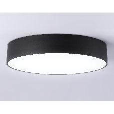 Потолочный светодиодный светильник Ambrella light FV5534 BK черный LED 60W 4200K D500*58 (Без ПДУ)