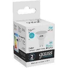 Лампа светодиодная Gauss Elementary MR16 7Вт 4100К GU10 550лм