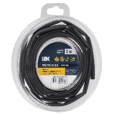 Трубка термоусадочная ТТУ нг-LS 5/2.5 черный (уп.2м) IEK UDR12-005-D25-002-K02-T