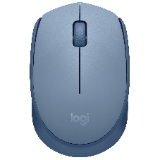 Мышь беспроводная Logitech M171 голубой, 1000 dpi, радиоканал, USB, кнопки - 3