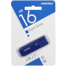 Флешка USB Smartbuy Dock Blue (SB16GbDK-B), 16Gb, USB 2.0, R/W 15/5, синий