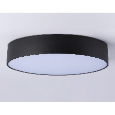 Потолочный светодиодный светильник Ambrella light FV5534 BK черный LED 60W 4200K D500*58 (Без ПДУ)