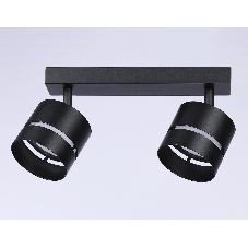 Светильник Ambrella light TN71060/2 BK черный GX53/2 max 12W 280*85*150