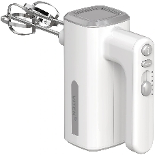 Миксер Vitek VT-HM5005 белый/серый, ручной, 800 Вт, 5 скоростей