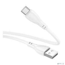Дата-кабель BOROFONE BX121/USB кабель Type-C/1m/3A/белый