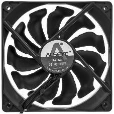 Вентилятор для корпуса Alseye S120-F черный, 120 мм, 1700 об/мин, 33.8 дБ, 4 pin