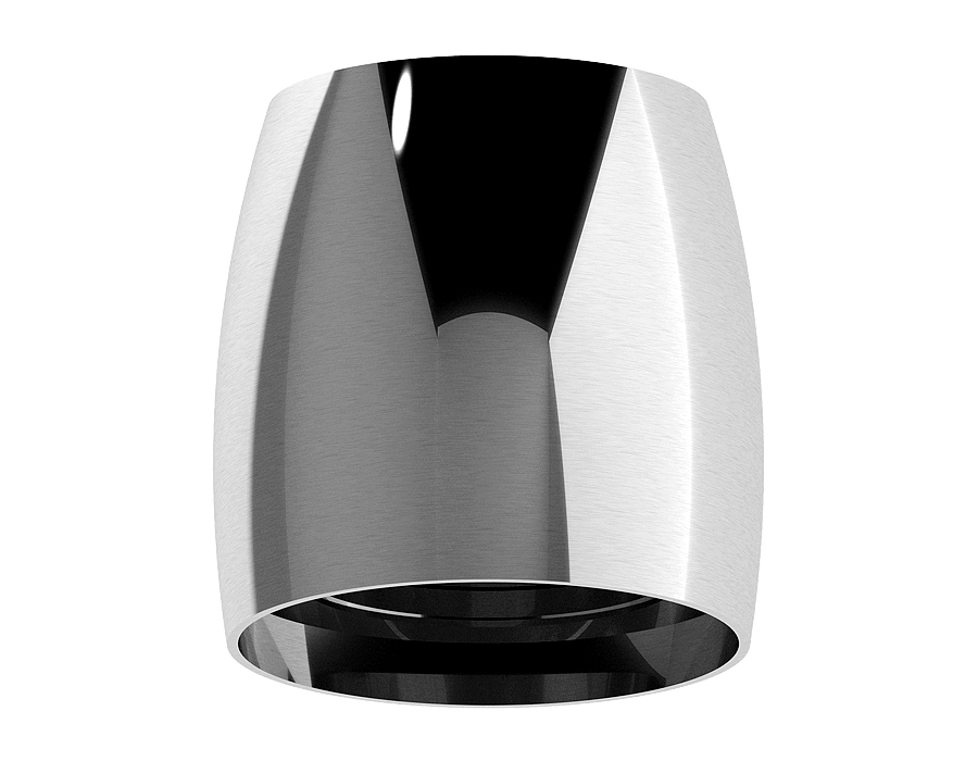 Корпус светильника C1143 PSL серебро полированное D100*80*H100mm MR16 GU5.3