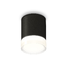 Светильник Ambrella Light XS6302064 SBK/FR/CL черный песок/белый матовый/прозрачный MR16 GU5.3 (C6302, N6241)