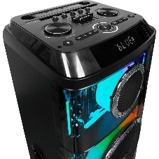 Колонка порт. Ural Молот 216 черный/черный 3000W 1.1 BT/3.5Jack/USB-C 15м 9000mAh (УРАЛ МОЛОТ 216)
