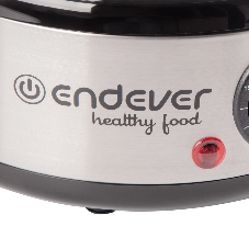Пароварка Endever Vita-165 черный/стальной, 4.8 л, ярусы - 2, 600 Вт, механическое