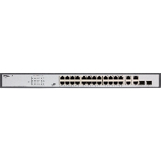 Коммутатор неуправляемый PoE ORIGO Unmanaged Switch 26x1000Base-T (24x1000Base-T PoE), 2xCombo 1000Base-T/SFP, PoE Budget 370W, Long-range PoE up to 250m, 19