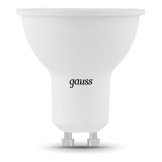 Лампа светодиодная Gauss MR16 7Вт цок.: GU10 спот 220B 4100K св. свеч. белый нейт. MR16 (упак.: 10 шт)