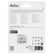 Накопитель SSD Netac SA500, 256Gb, SATA III, 2.5