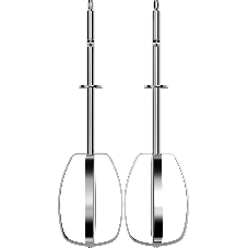 Миксер Vitek VT-HM5005 белый/серый, ручной, 800 Вт, 5 скоростей