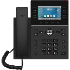 Fanvil IP телефон, 20 линий SIP, 2х10/100/1000, осн. цветной дисплей 480x272, записная нкига на 2000, IPv6. 60 клавиш быстрого набора, POE
