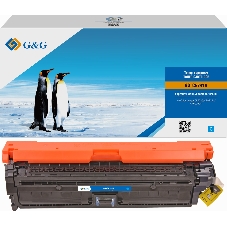 Картридж лазерный G&G GG-CE741A голубой (7300стр.) для HP CLJ CP5220/CP5221