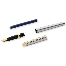 Ручка перьевая Waterman Hemisphere (CWS0920310) Steel GT F сталь нержавеющая/позолота, подарочная коробка
