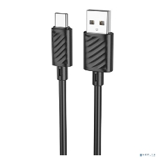 Кабель HOCO X88/ USB кабель Type-C/ 1m/ 3A/ Black