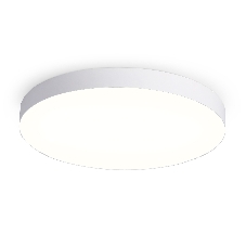 Потолочный светодиодный светильник Ambrella light FV5535 WH белый LED 90W 3000K D600*58 (Без ПДУ)