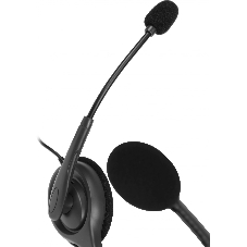 Гарнитура Logitech H111 чёрный, проводная, 3.5 мм