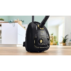 Пылесос Bosch BGL38GOLD черный/золотистый, 600/1700 Вт, уборка сухая, пылесборник мешок 4 л