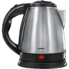 Чайник электрический Centek CT-0035 серебристый, 1.5 л, 2000 Вт, скрытый нагревательный элемент