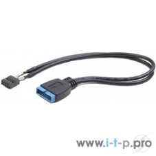 Кабель Cablexpert Внутренний USB2 - USB3 кабель, 9pin/19pin, 0.3m (CC-U3U2-01)