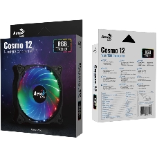 Вентилятор Aerocool/Formula Cosmo 12 черный, 120 мм, 1000 об/мин, 23.9 дБ, 4 pin