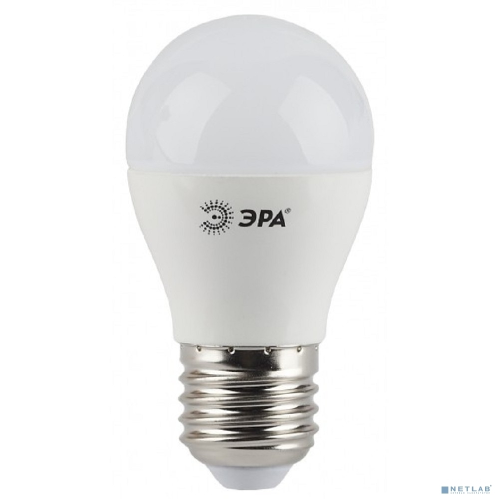 Лампа светодиодная LED 5Вт E27 2700К smd P45 шар | Б0028486 | ЭРА