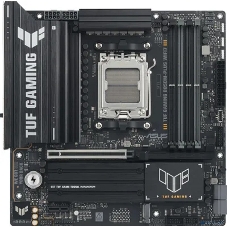 Материнская плата Asus TUF GAMING B850M-PLUS WIFI7, AM5, AMD B850, 4xDDR5, 4xSATA, 3xM.2, 1xPCIe 5.0 x16, 1xPCIe 3.0 x1, 1xDP, 1xHDMI, 1x2.5Gb LAN, Wi-Fi 7, Bluetooth 5.4, 1xUSB-C 20Gbps, 3xUSB-A 10Gbps, 4xUSB-A 5Gbps, 4xUSB-A 2.0, 3x3.5 мм, 7.1, mATX