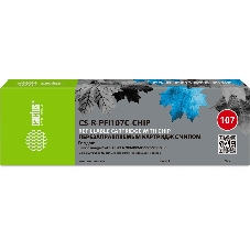 Картридж перезаправляемый струйный Cactus CS-R-PFI107C-CHIP голубой для Canon imageProGRAF iPF670/680/685/770/780/785